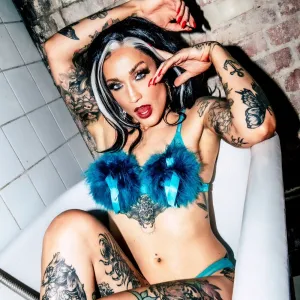 Kat Sinful 𖤐 Tattoo Model