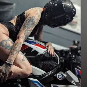 Tattooed Biker Girl