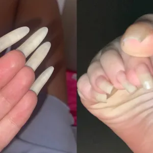 Natural long nails vidéo